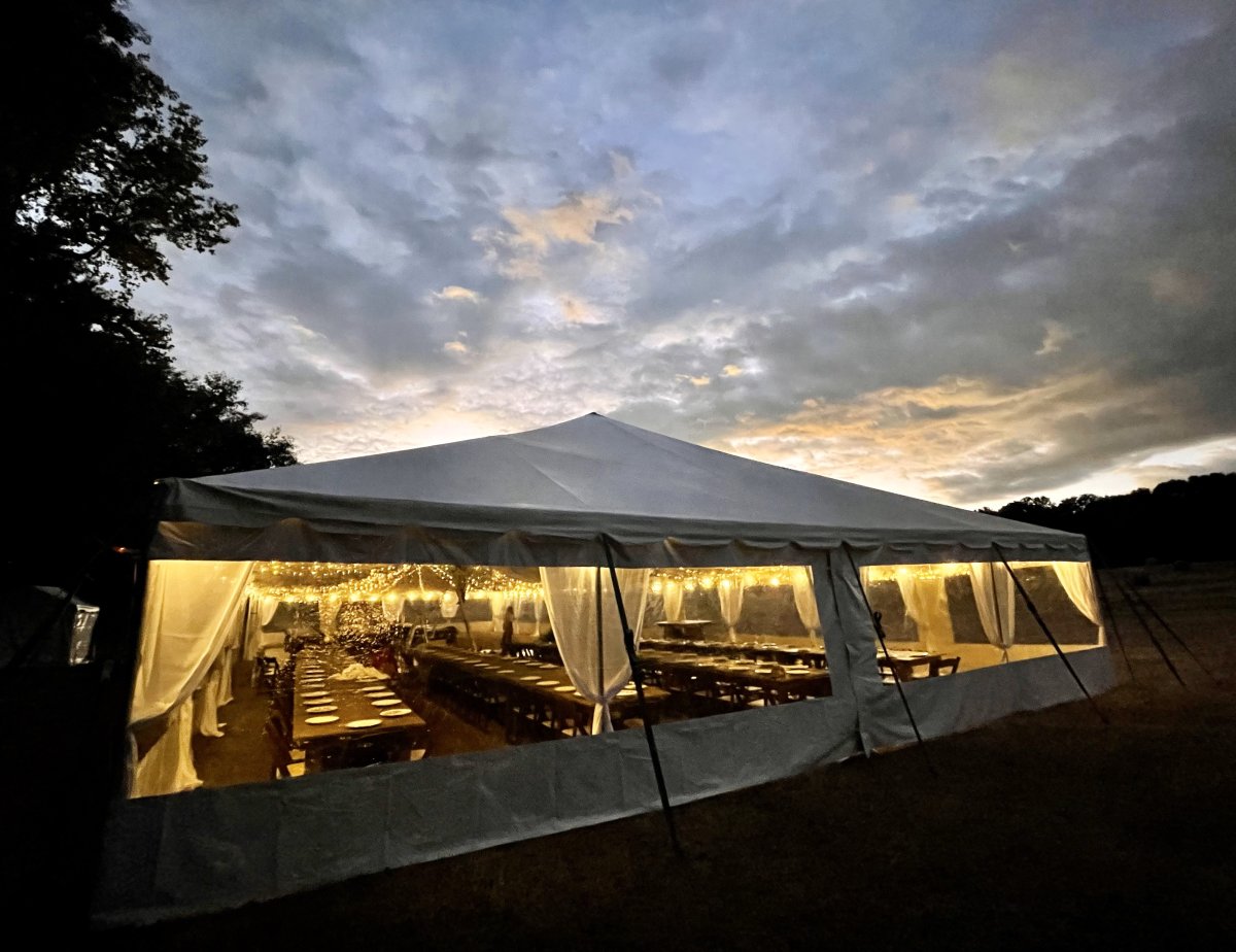 Tent- White 40' x 100' Frame Tents &amp; Canopies rental for events in Atlanta